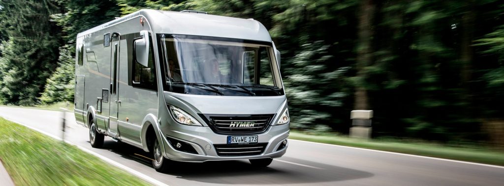 Hymer's A Class motorhomes have a luxurious amount of space